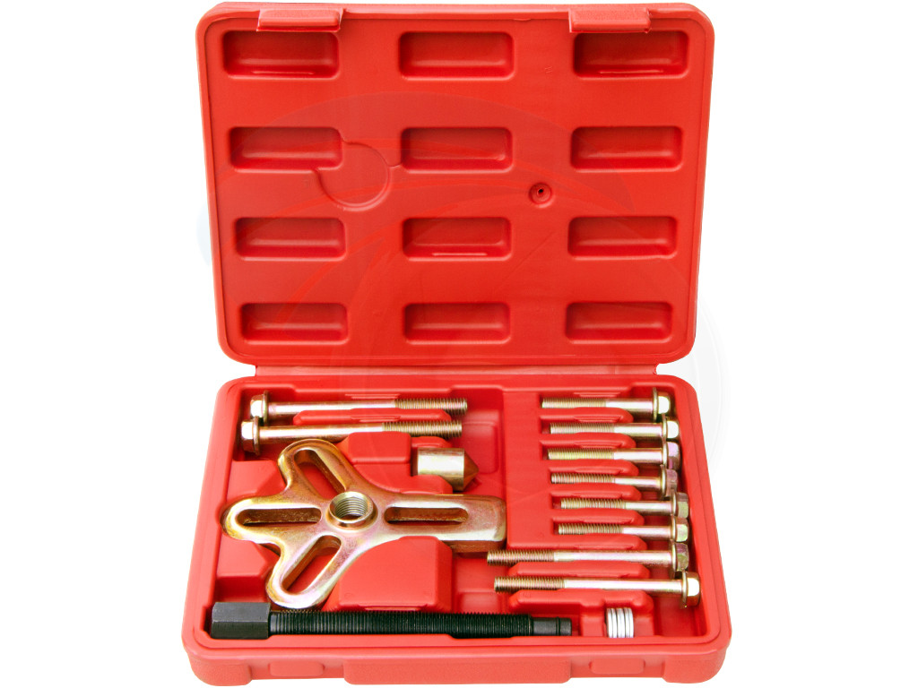 Wake2Moto Harmonic Balancer Puller Kit – Steering Wheel & Crank Shaft Pulley Removal Tool Set